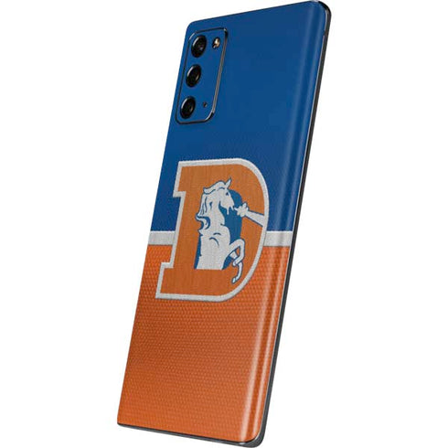 NFL Denver Broncos Vintage Galaxy Note20 5G Skin